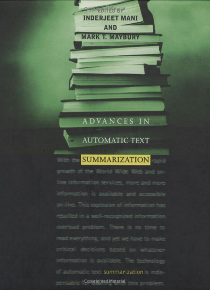 advances-in-automatic-text-summarization